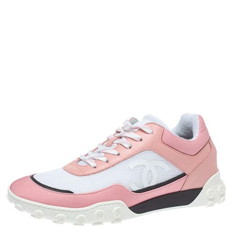 chanel mens sneakers uk|Chanel sneakers pink and white.